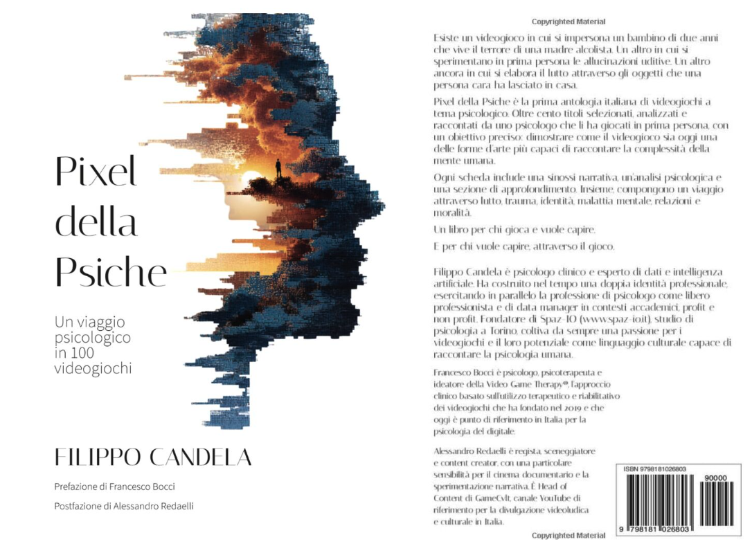 Pixel della Psiche - libro di Filippo Candela con prefazione di Francesco Bocci